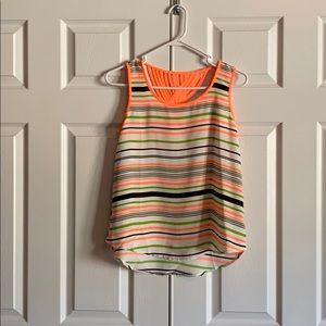 Very fun bright colored flowy tank size small!
